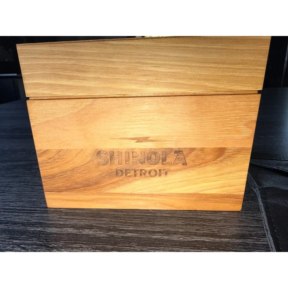 Shinola detroit wooden